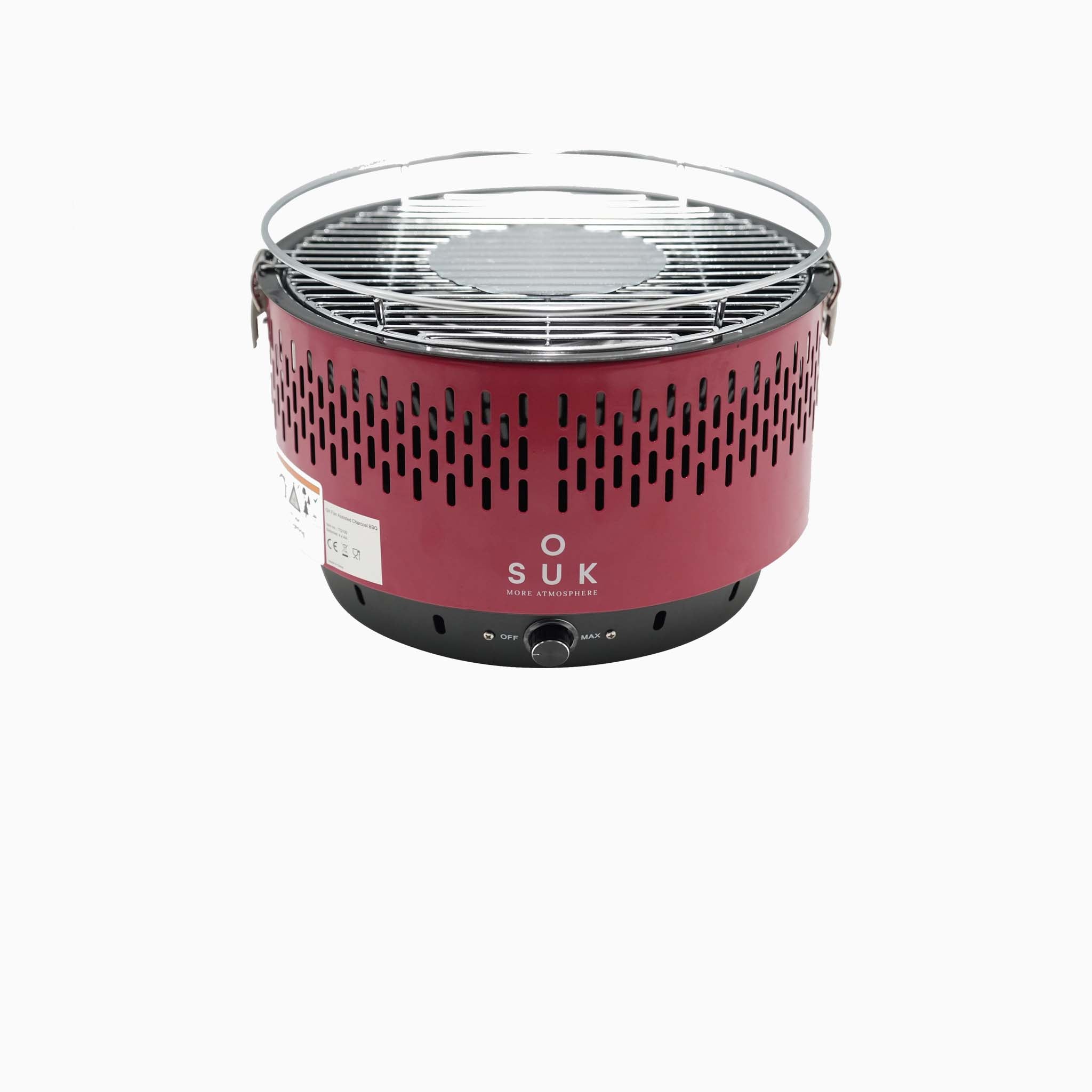 Table Grill Red with Active Ventilation